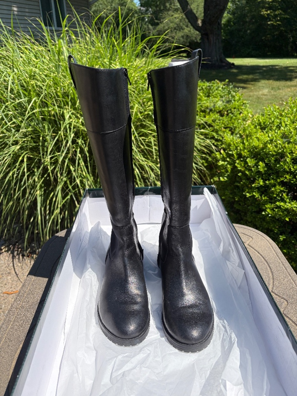 Ralph Lauren Stara Knee High Riding Boots